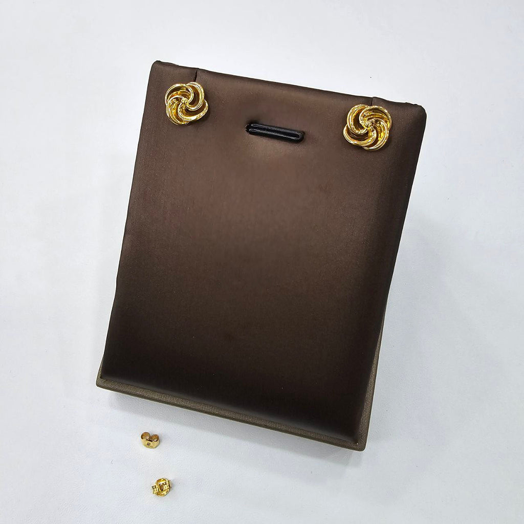 22k / 916 Gold Round Flower Earring by Best Gold Shop