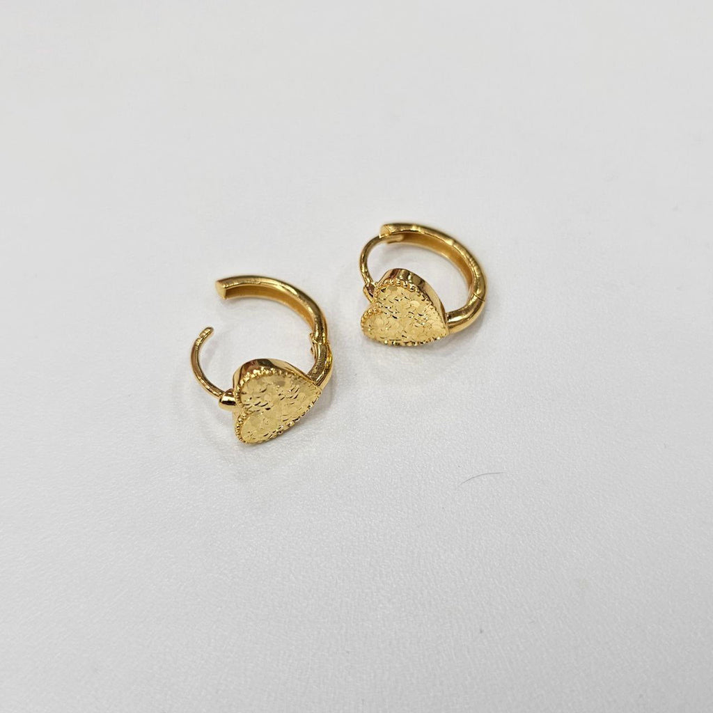 22K / 916 Small Loop Design Earring Cute and Elegant