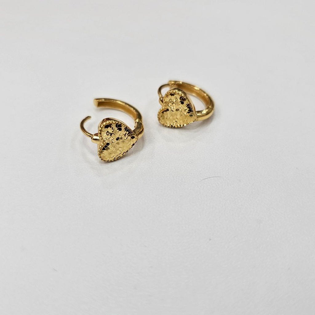22K / 916 Small Loop Design Earring Cute and Elegant
