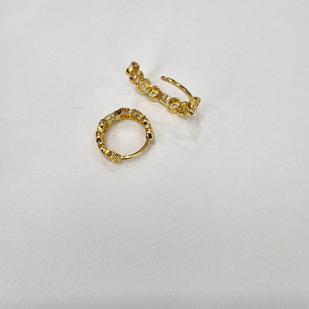22K / 916 Small Loop Design Earring Cute and Elegant