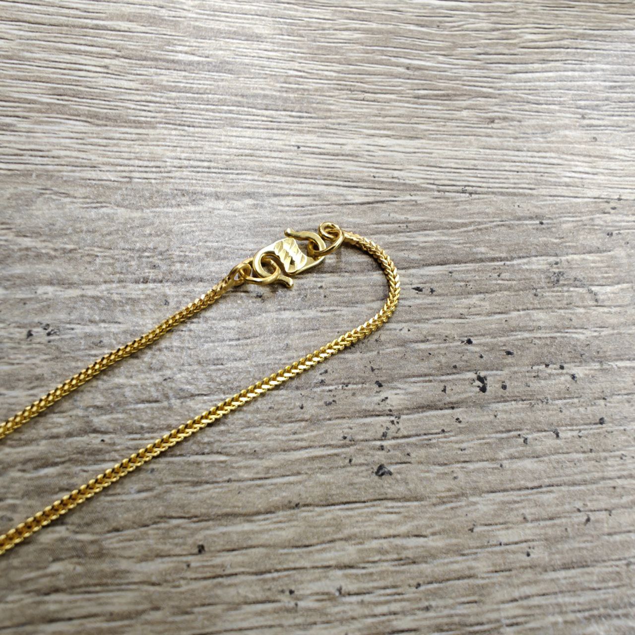 22k / 916 Gold Solid Box Necklace by Best Gold Shop