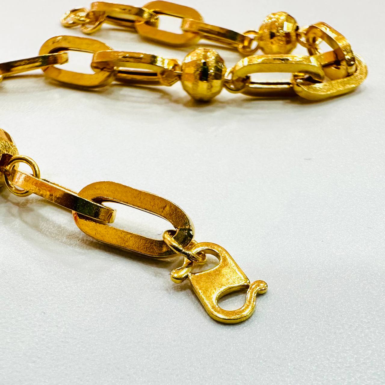 22K / 916 Gold Anchor beads Bracelet New Design