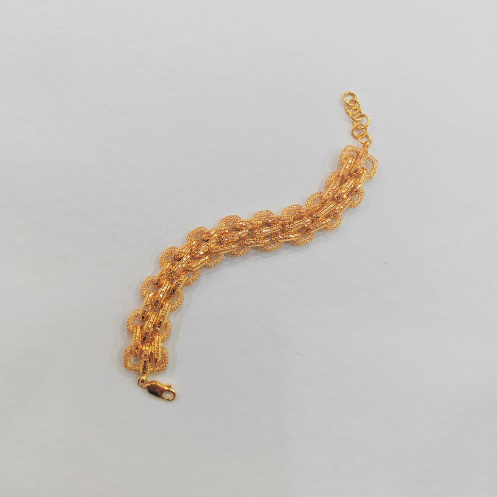 916 Gold Double Link Bracelet – Very Beautiful