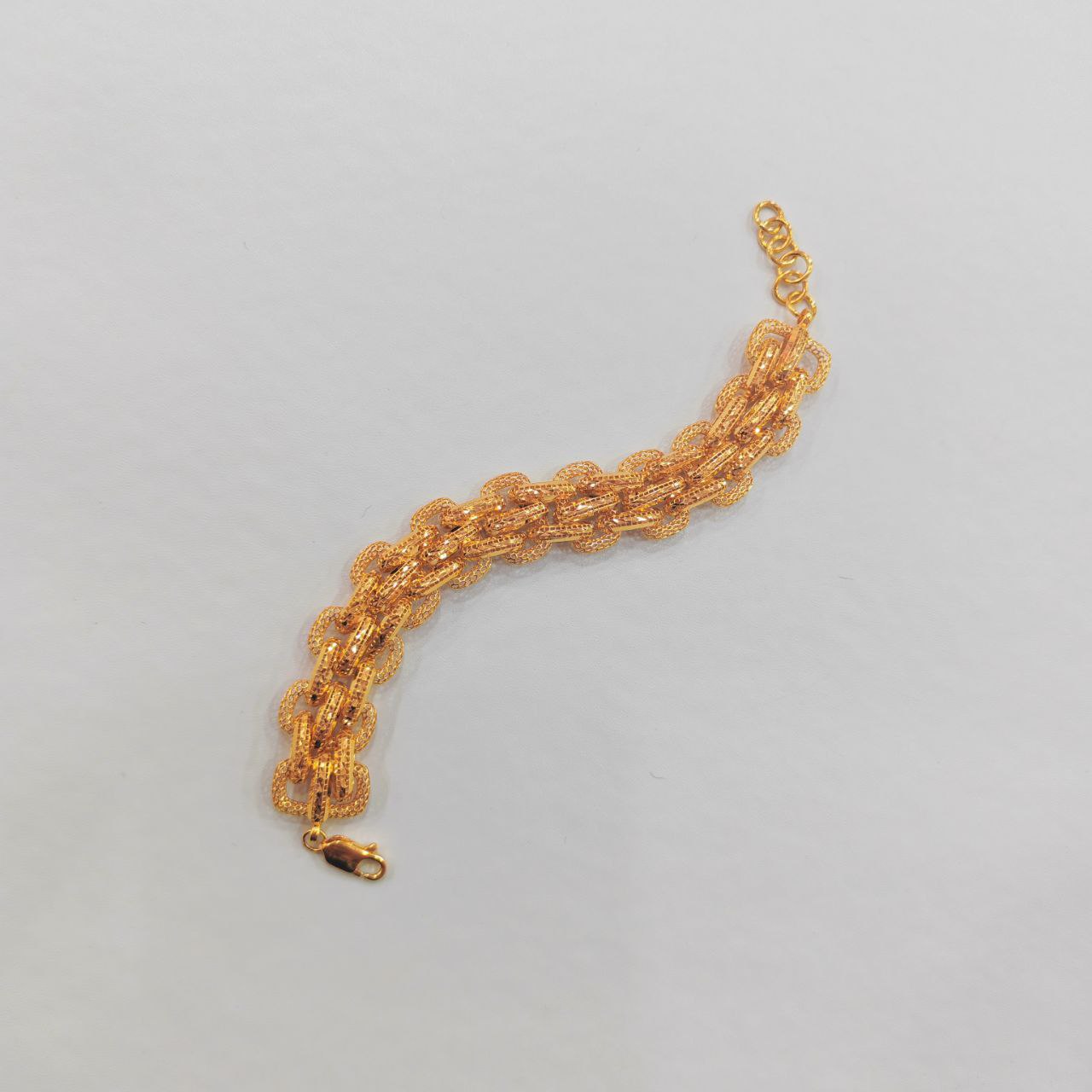 916 Gold Double Link Bracelet – Very Beautiful