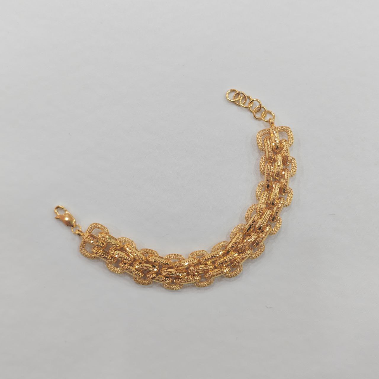 916 Gold Double Link Bracelet – Very Beautiful
