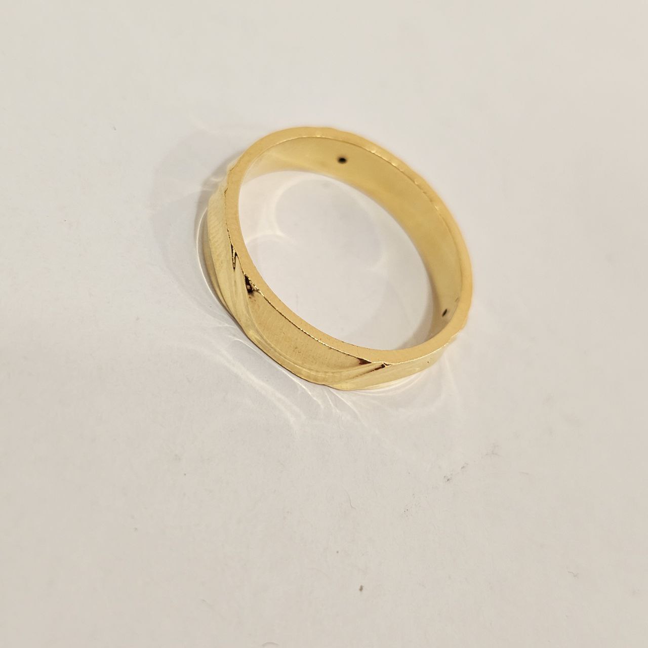 916 Gold Hollow Waze Ring V3