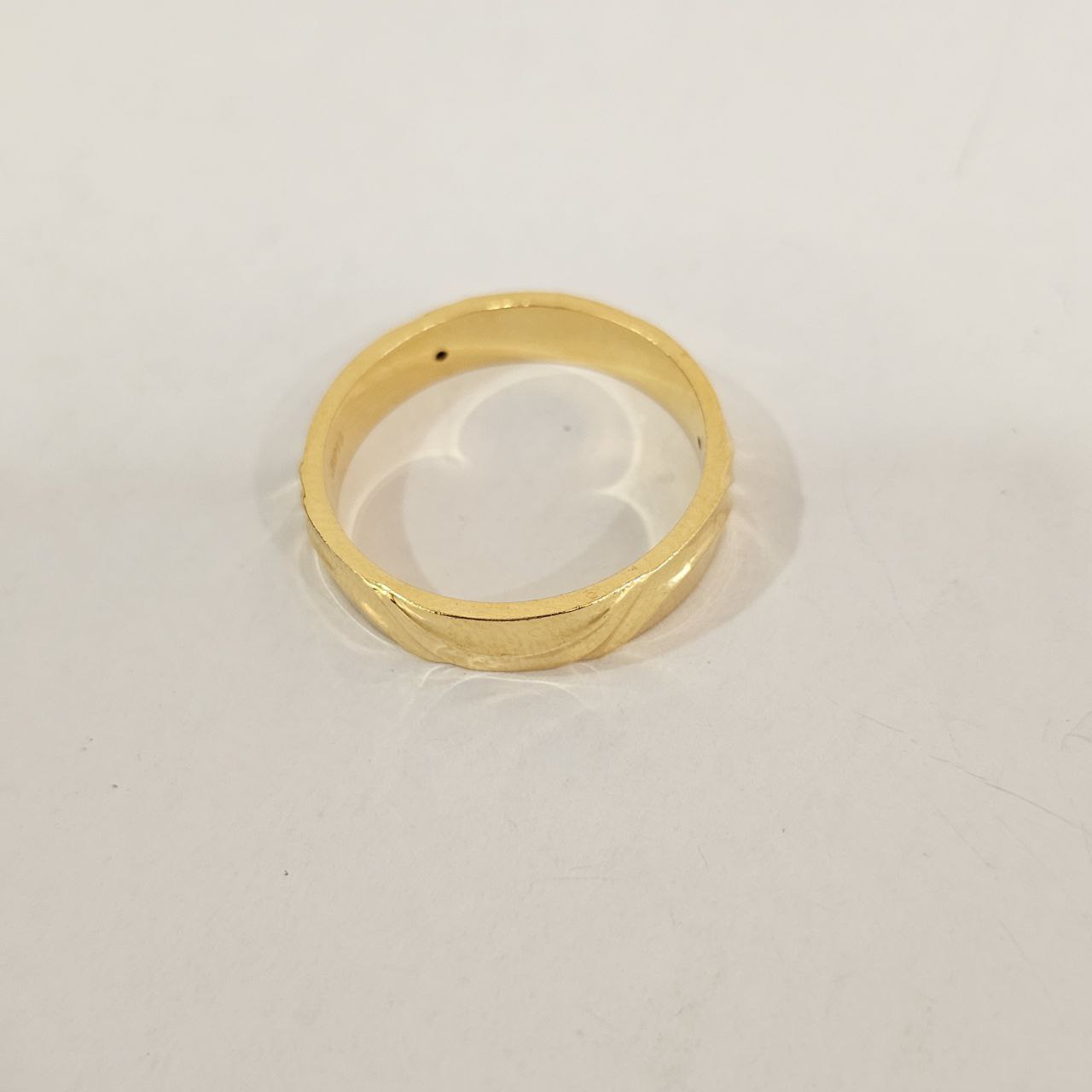 916 Gold Hollow Waze Ring V3