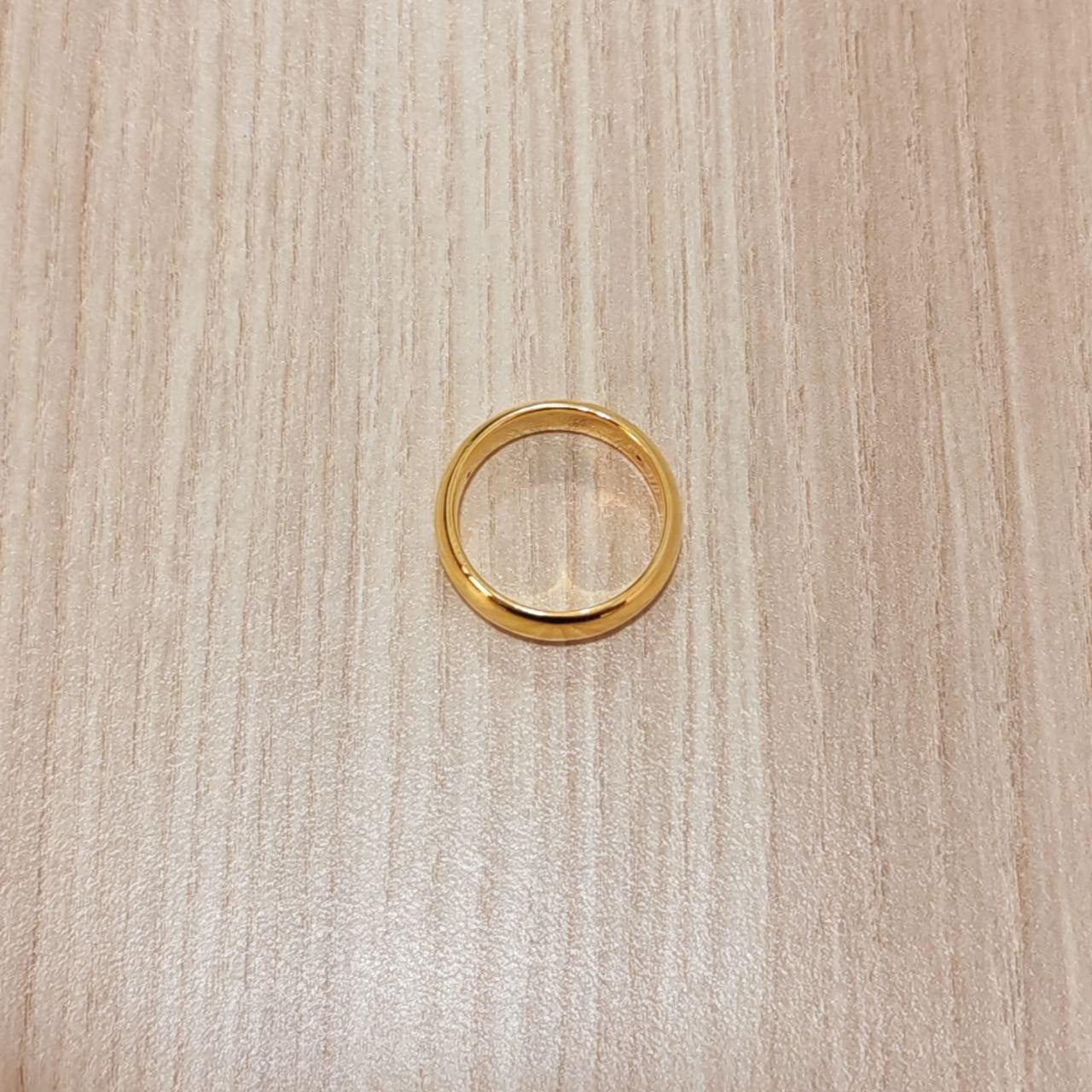 916 Gold Smooth Band Ring | Simple Everlasting 22K Band