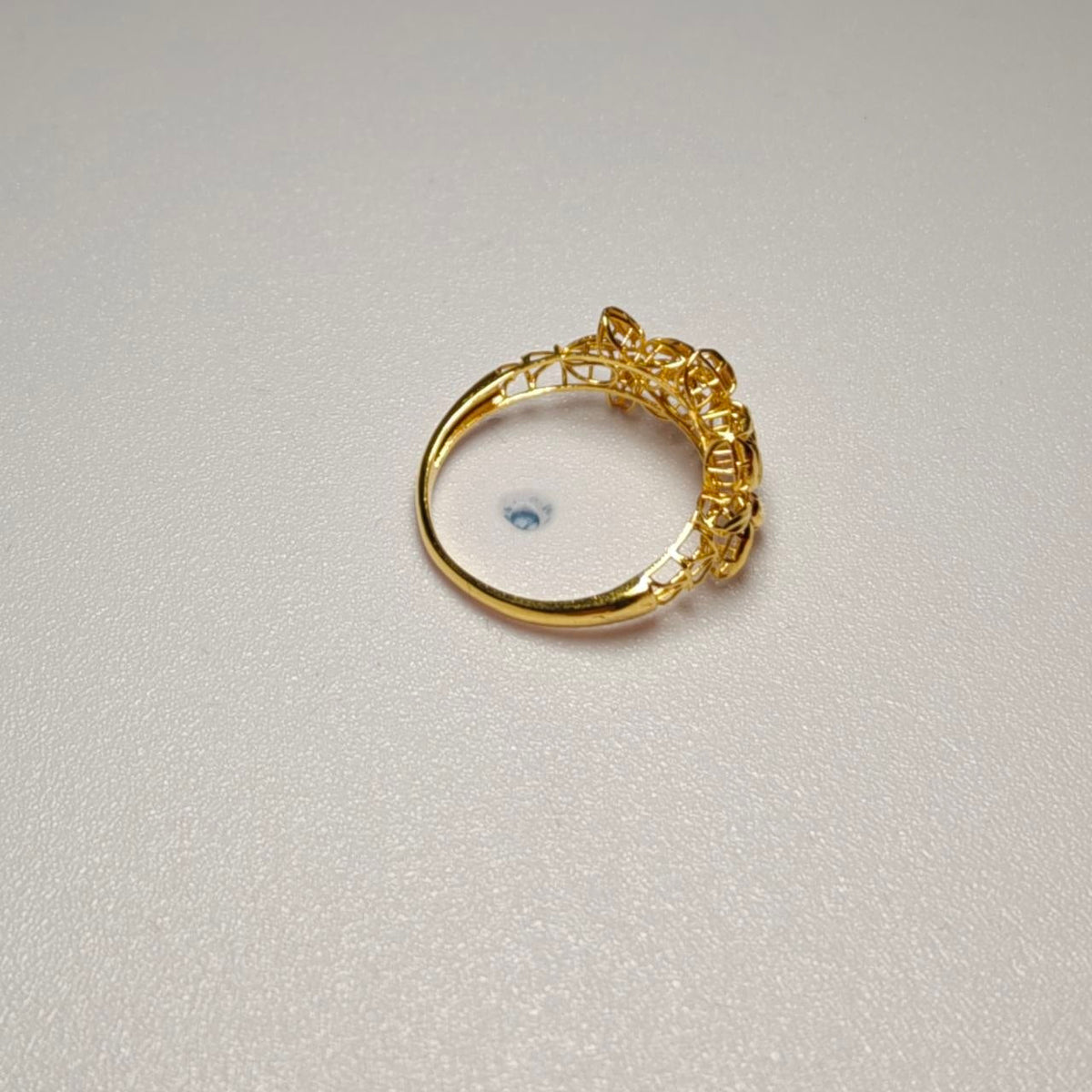 916 Gold Flower Ring | Elegant 22K Gold Design