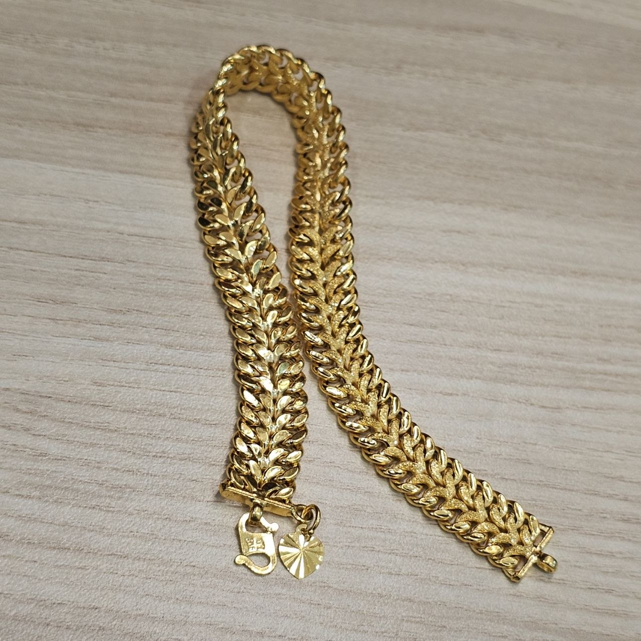 916 Gold Dual Row Milo Bracelet new stock small hole on the bracelet
