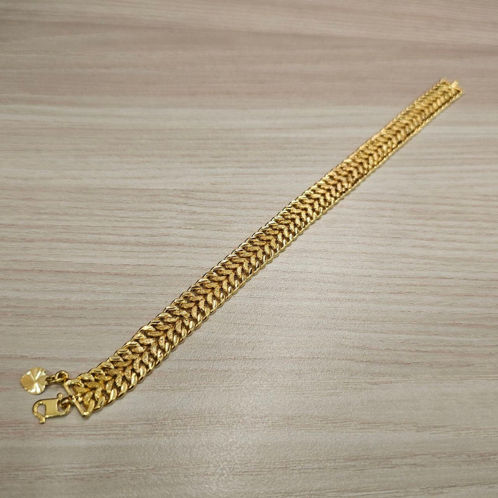 916 Gold Dual Row Milo Bracelet new stock small hole on the bracelet