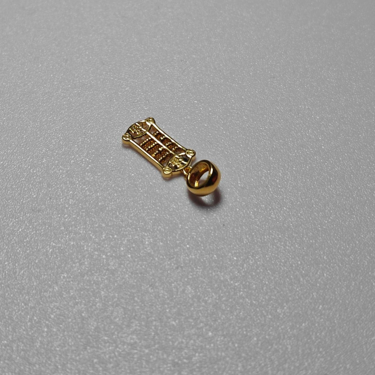 916 Gold Prosperity Abacus Pendant – Classic 22K Gold Design